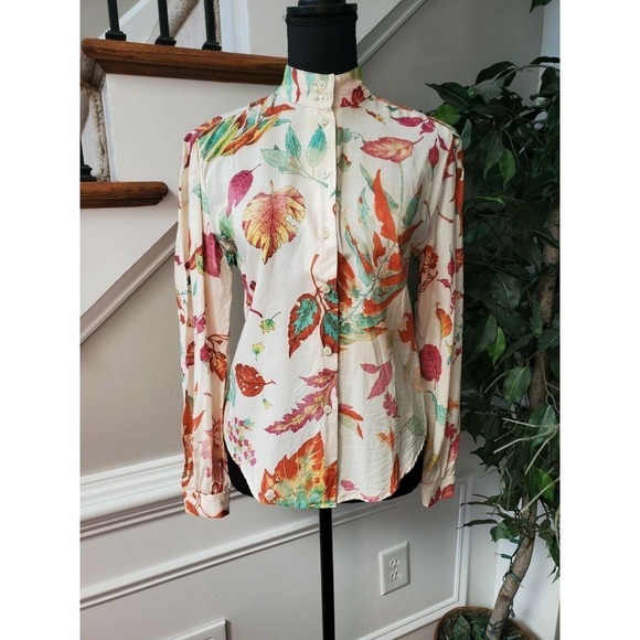 Sweet Apple Button Long Sleeve Vintage Top Dress - Picture 9 of 9